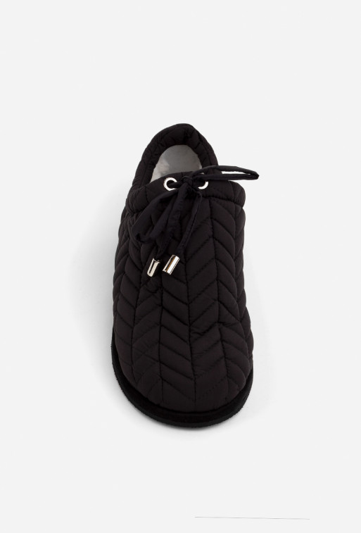 Ботинки-дутики Nallie
из черного текстиля