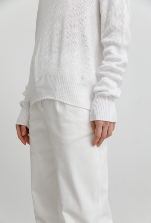 Трикотажний светр Tommy
білого кольору