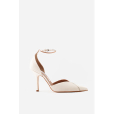 Grace milk satin sandals /9 cm/