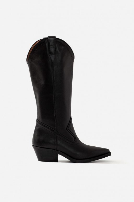 NINA black cowboy boots