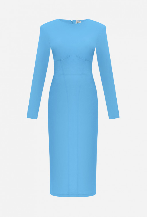 Сукня міді блакитна