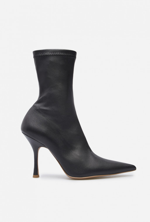 Kim black leather with lightning
ankle boots