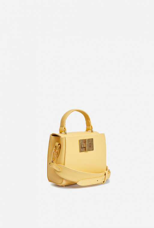 Erna micro RS yellow leather
city bag /gold/
