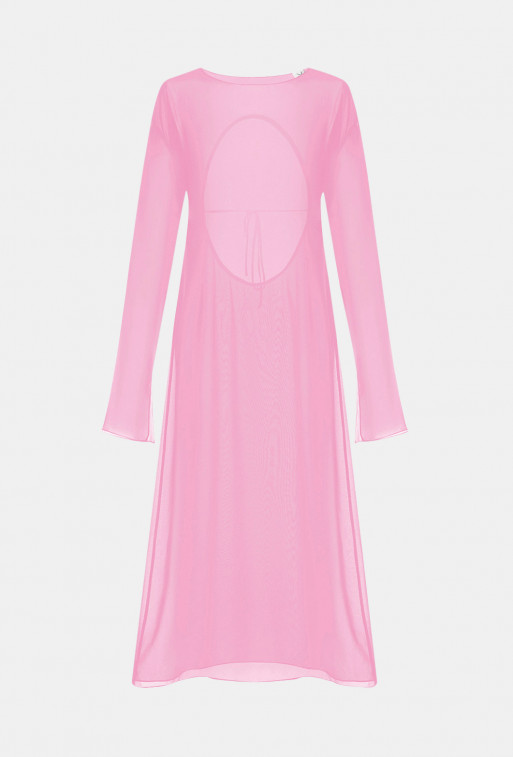 Сукня рожева шовкова
