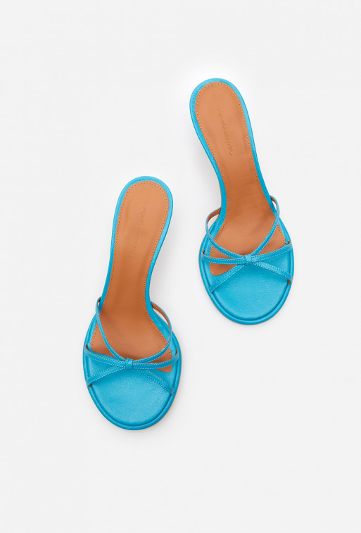 Mona blue leather
sandals /5 cm/