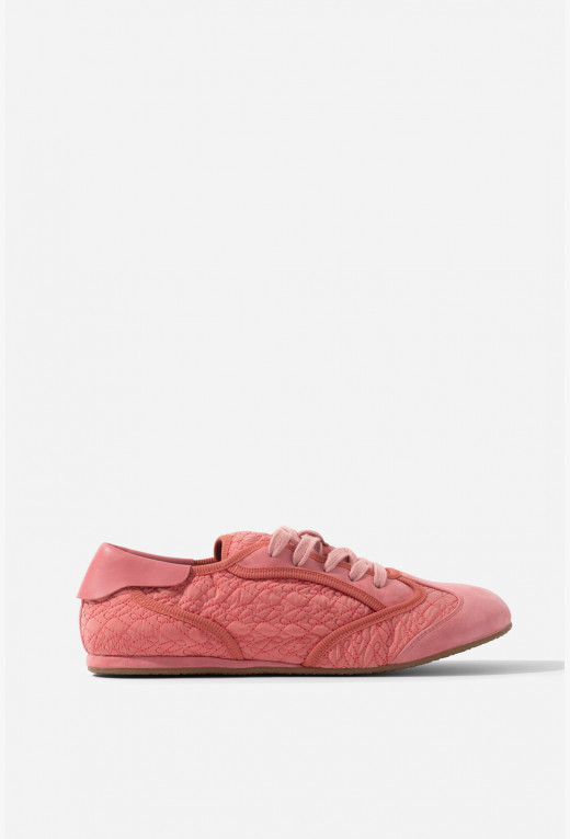 Кросівки Bowley рожеві
зі стьобаної плащівки