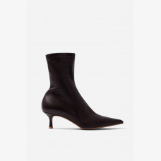 Courtney dark brown leather ankle boots