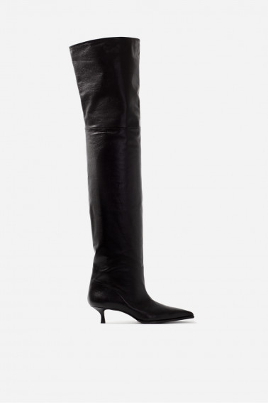 ALIA black knee boots