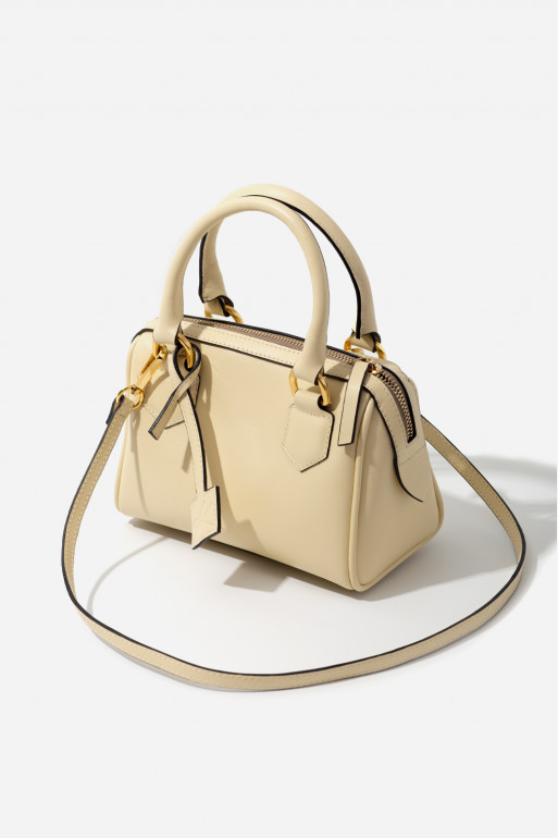 Drew vanilla leather bag /gold/