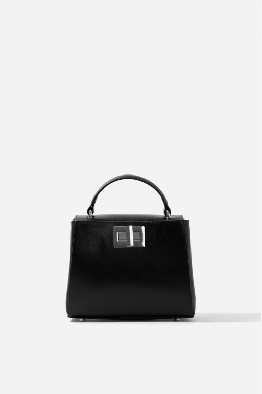 ERNA MINI black bag /silver/