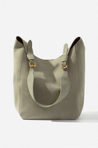 TASHA light green hobo-bag