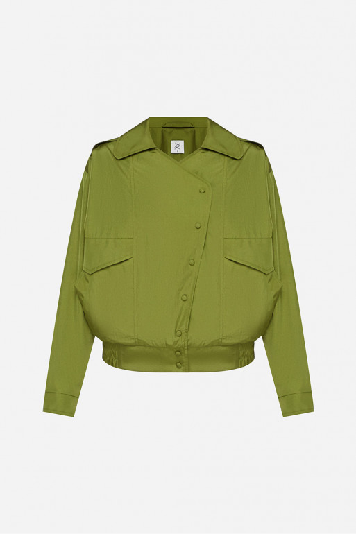 Olive bomber jacket