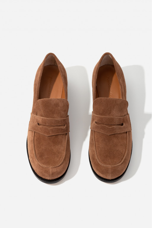 ALEN brown loafers