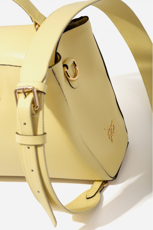 ERNA SOFT light yellow bag /gold/