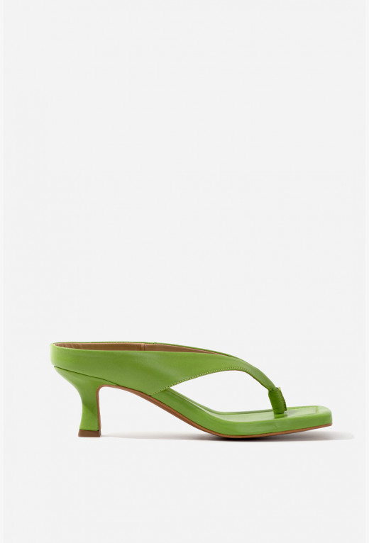 ELSA green flip flops