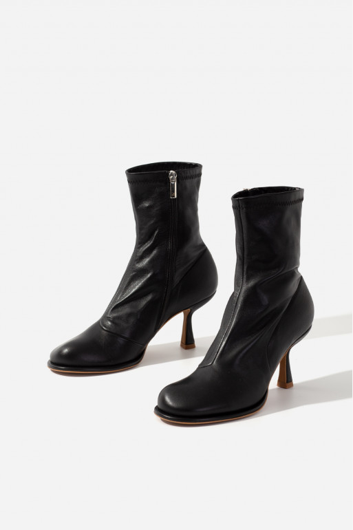 BLANCA black ankle boots