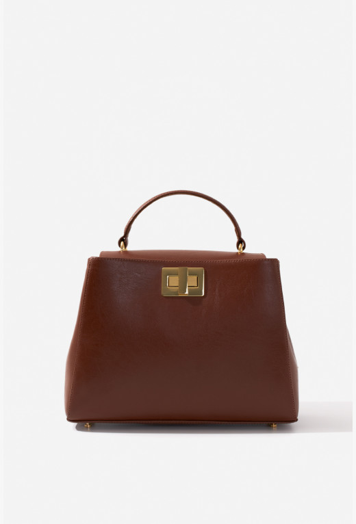 ERNA brown bag /gold/