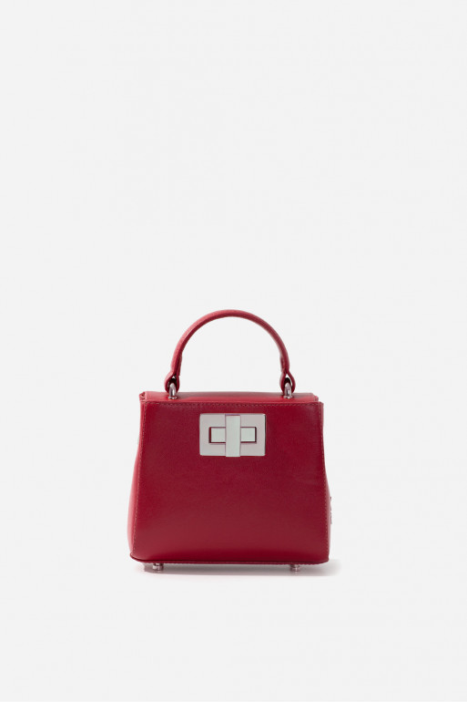 ERNA MICRO red bag /silver/