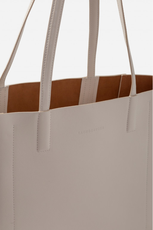 SARAH MINI milky shopper bag