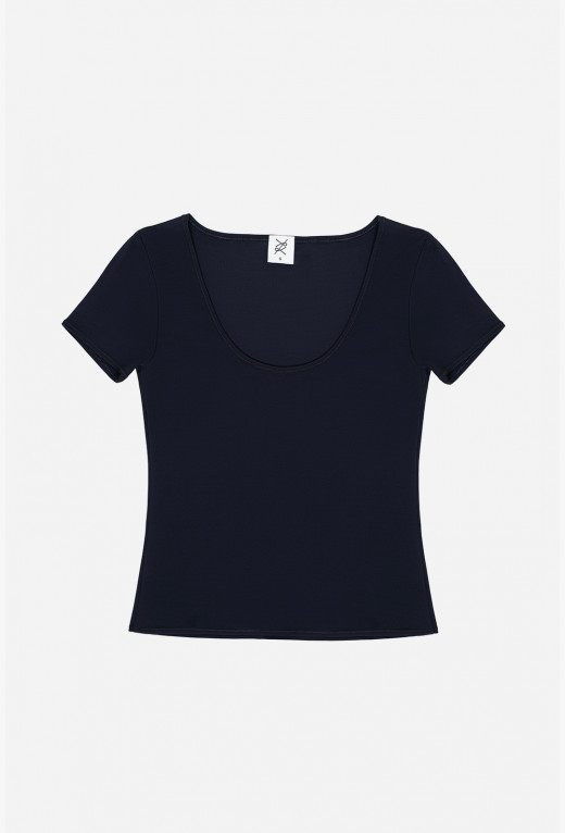 Navy basic top