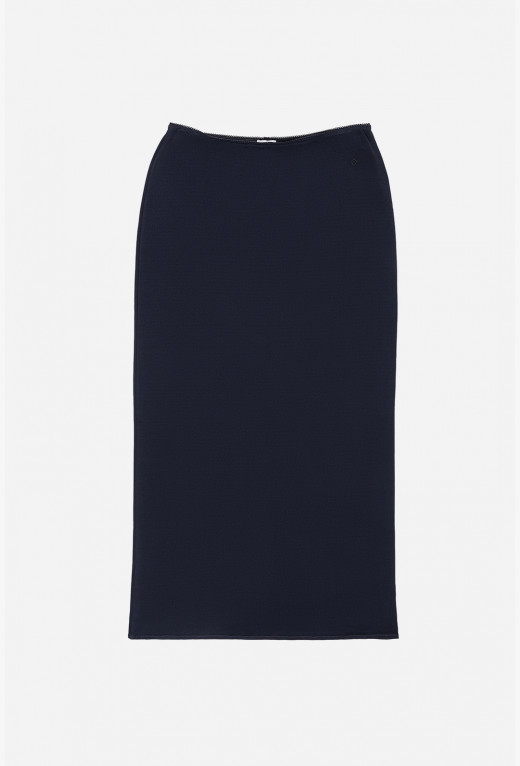 Navy maxi skirt