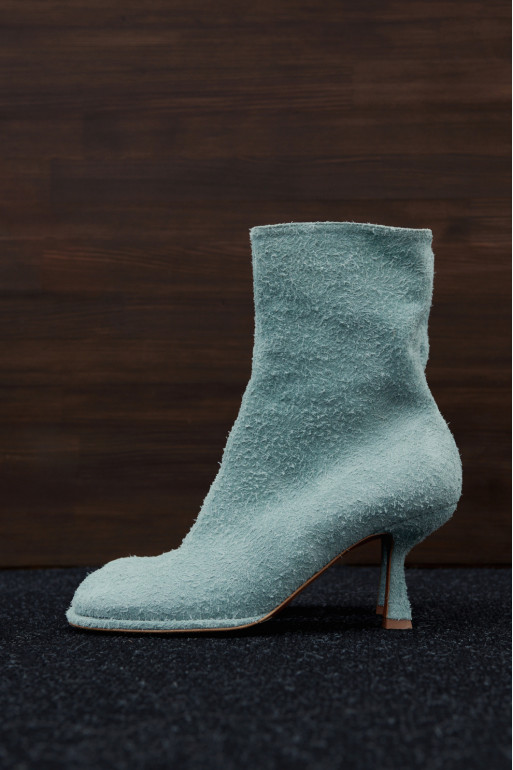 BLANCA light blue ankle boots