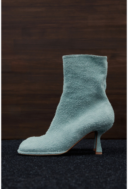 BLANCA light blue ankle boots