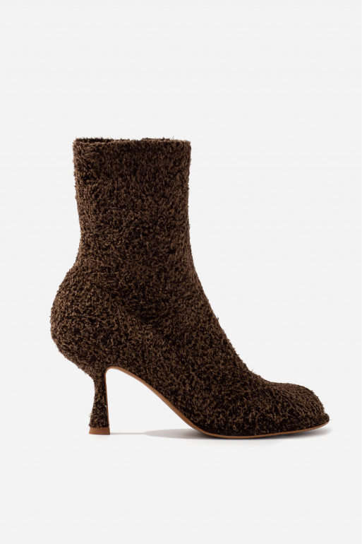 BLANCA brown ankle boots