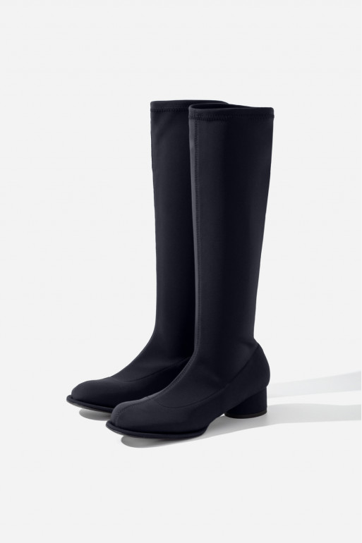 ABIGAIL black knee boots