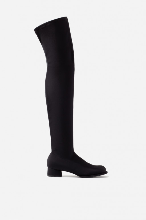 ABIGAIL black knee boots