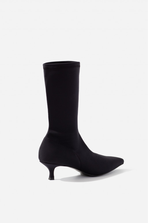 MIA black textile ankle boots