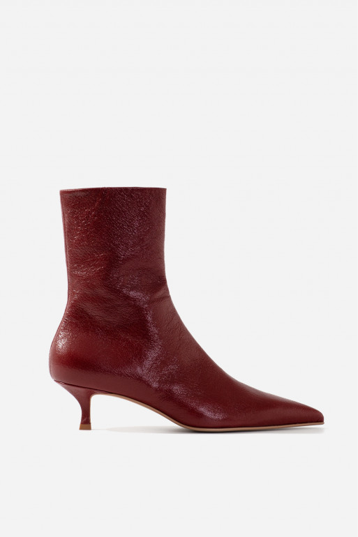 MARIA bordeaux ankle boots