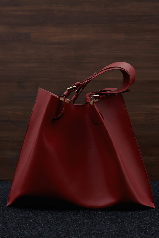 R-BAG burgundy shopper bag