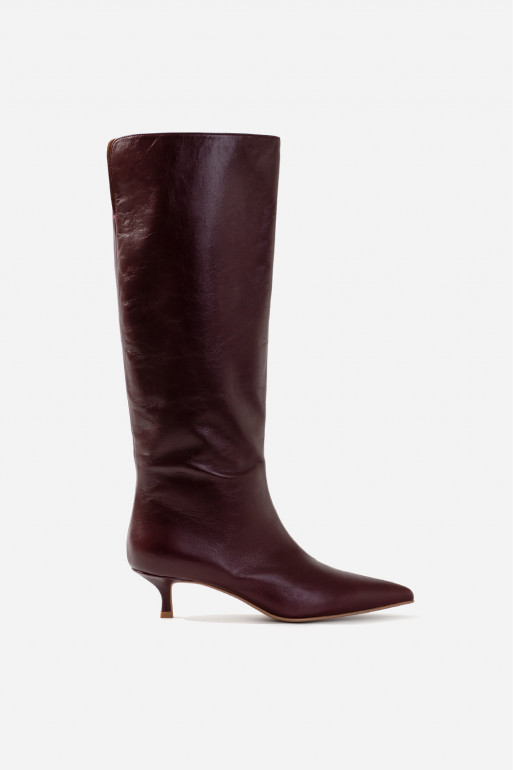 CONNIE bordeaux vintage boots