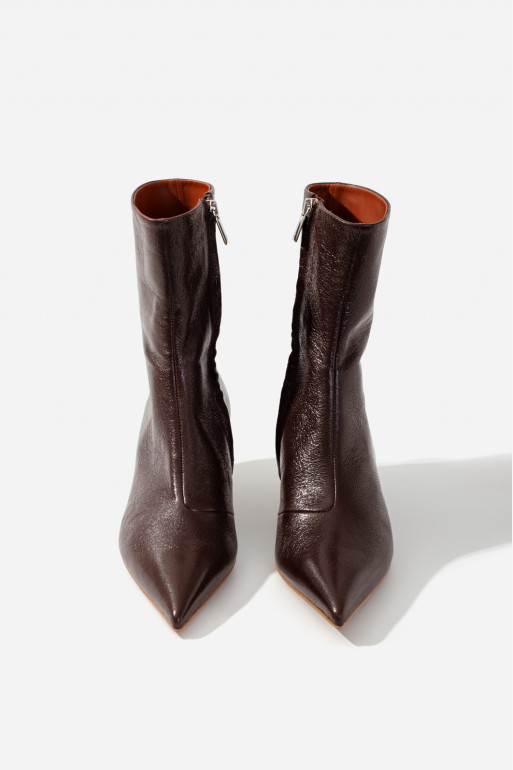 MARIA brown ankle boots