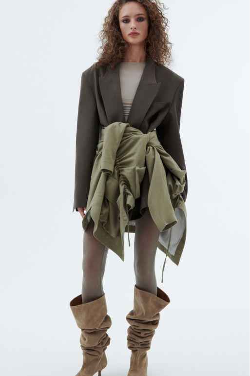 Dark olive oversize jacket