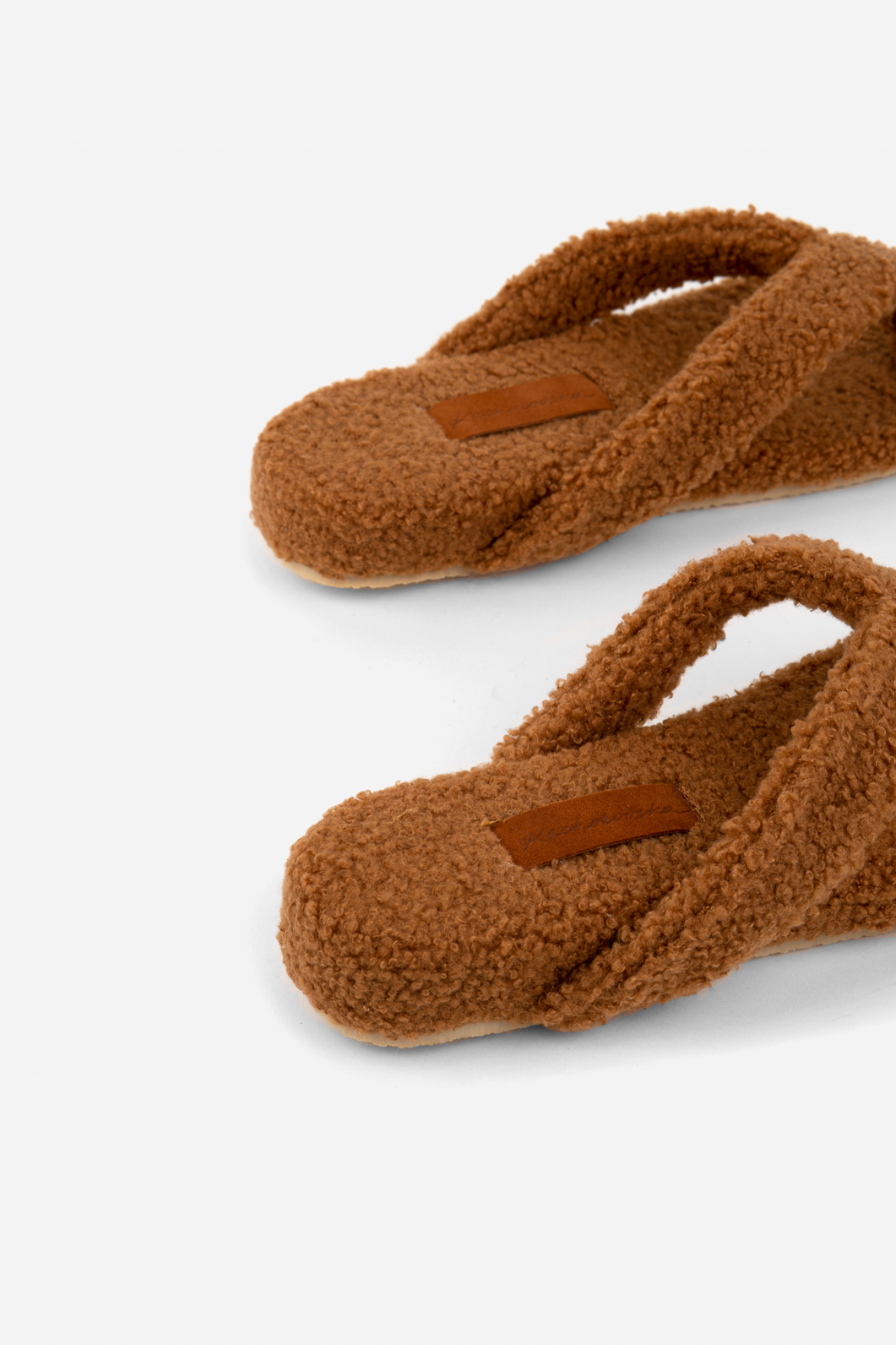 Sasha brown textile
home slippers