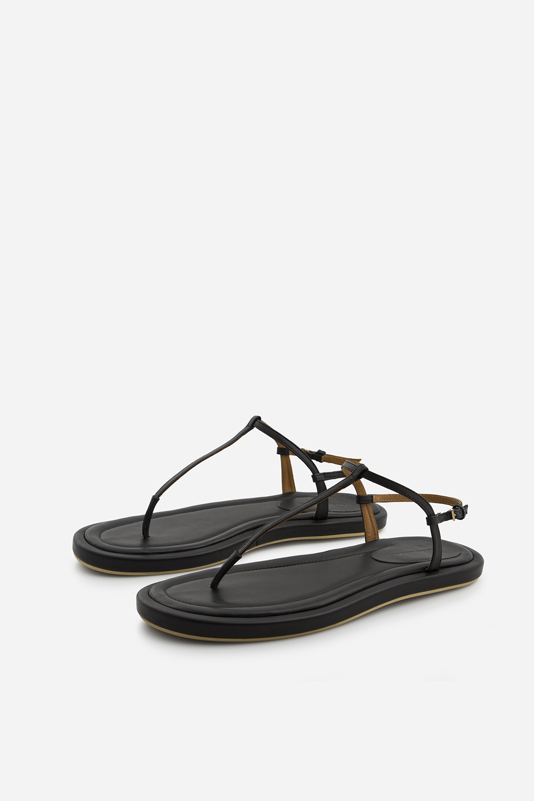 Milly black leather
sandals