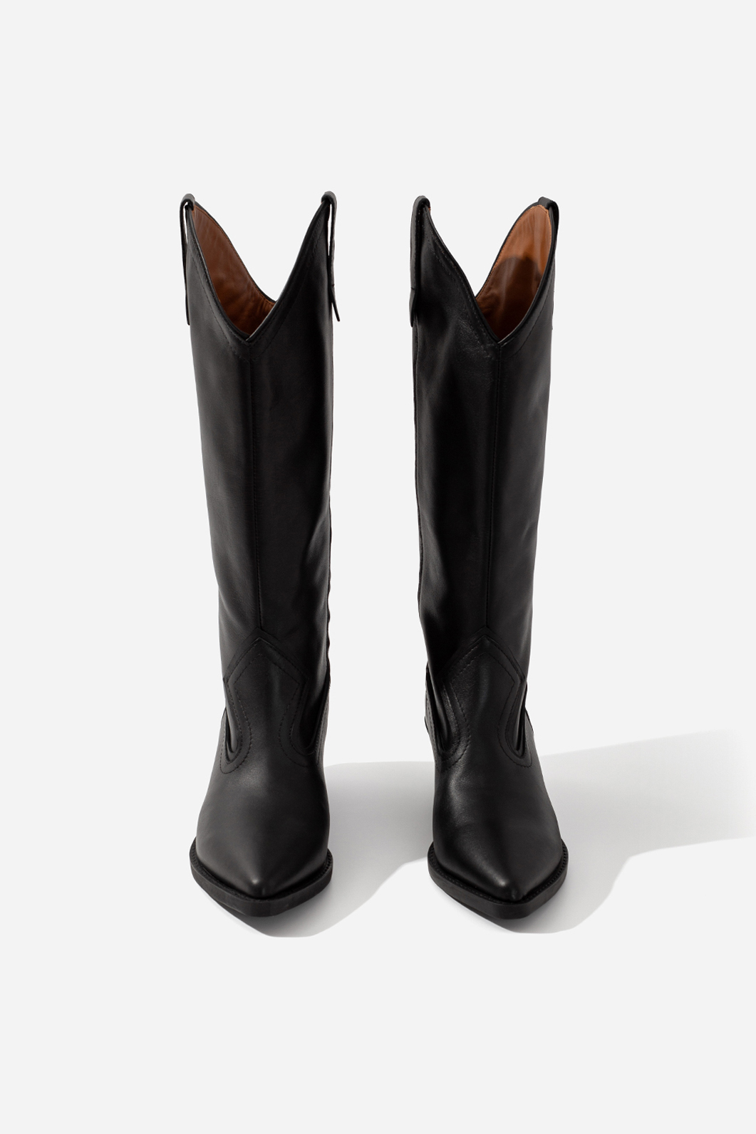 NINA black cowboy boots