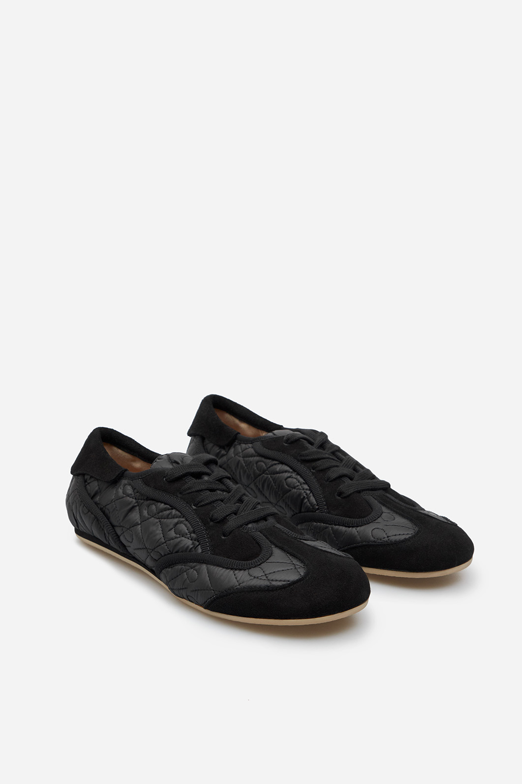 Bowley black textile sneakers