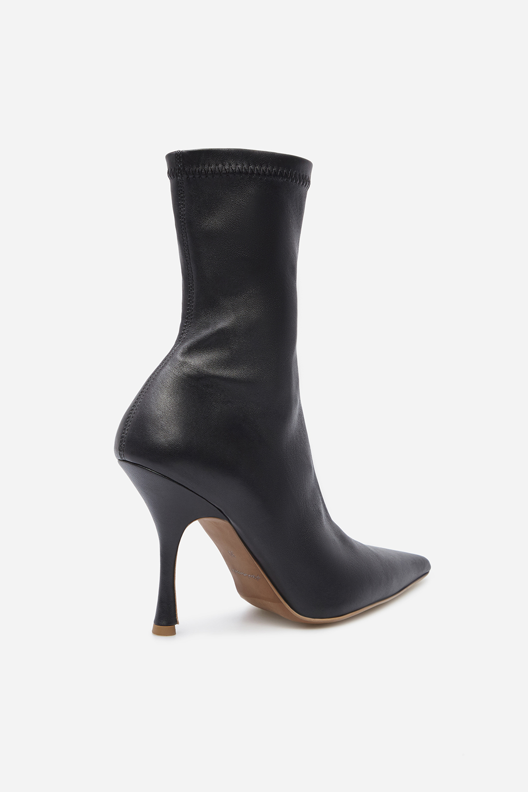Kim black leather with lightning
ankle boots