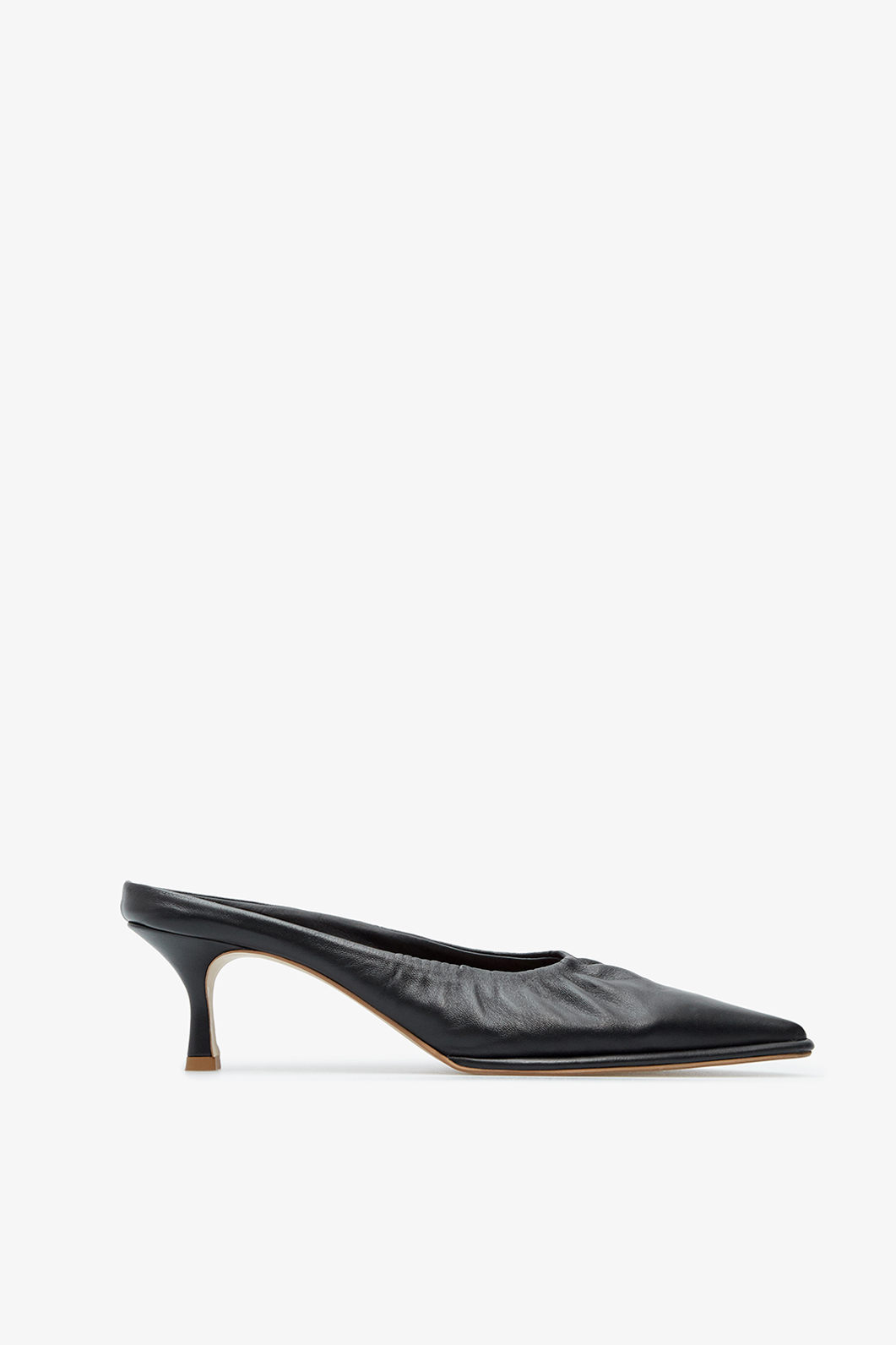 Anabel black mules