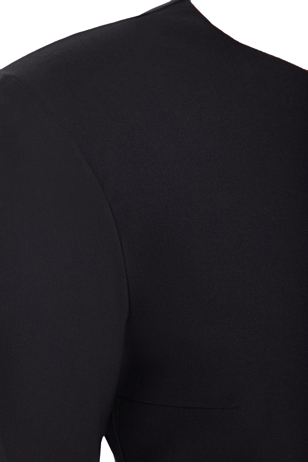 Сукня-міні чорна з рельєфними відстрочками