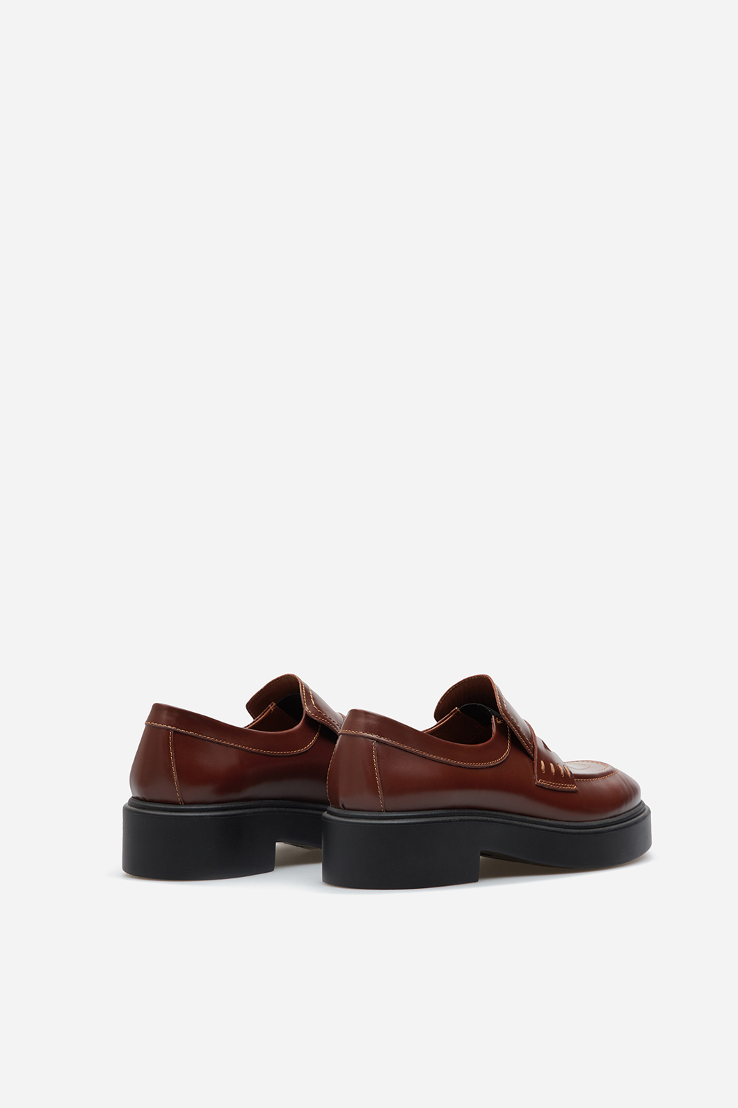 Cameron brown leather loafers