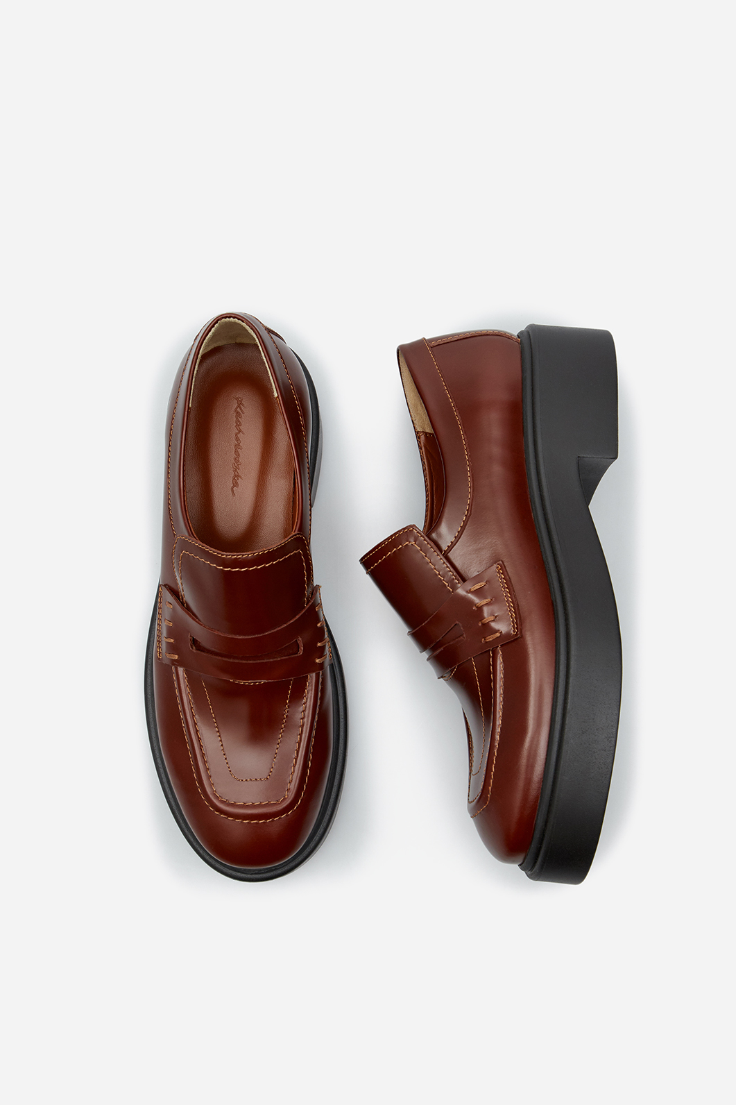 Cameron brown leather loafers