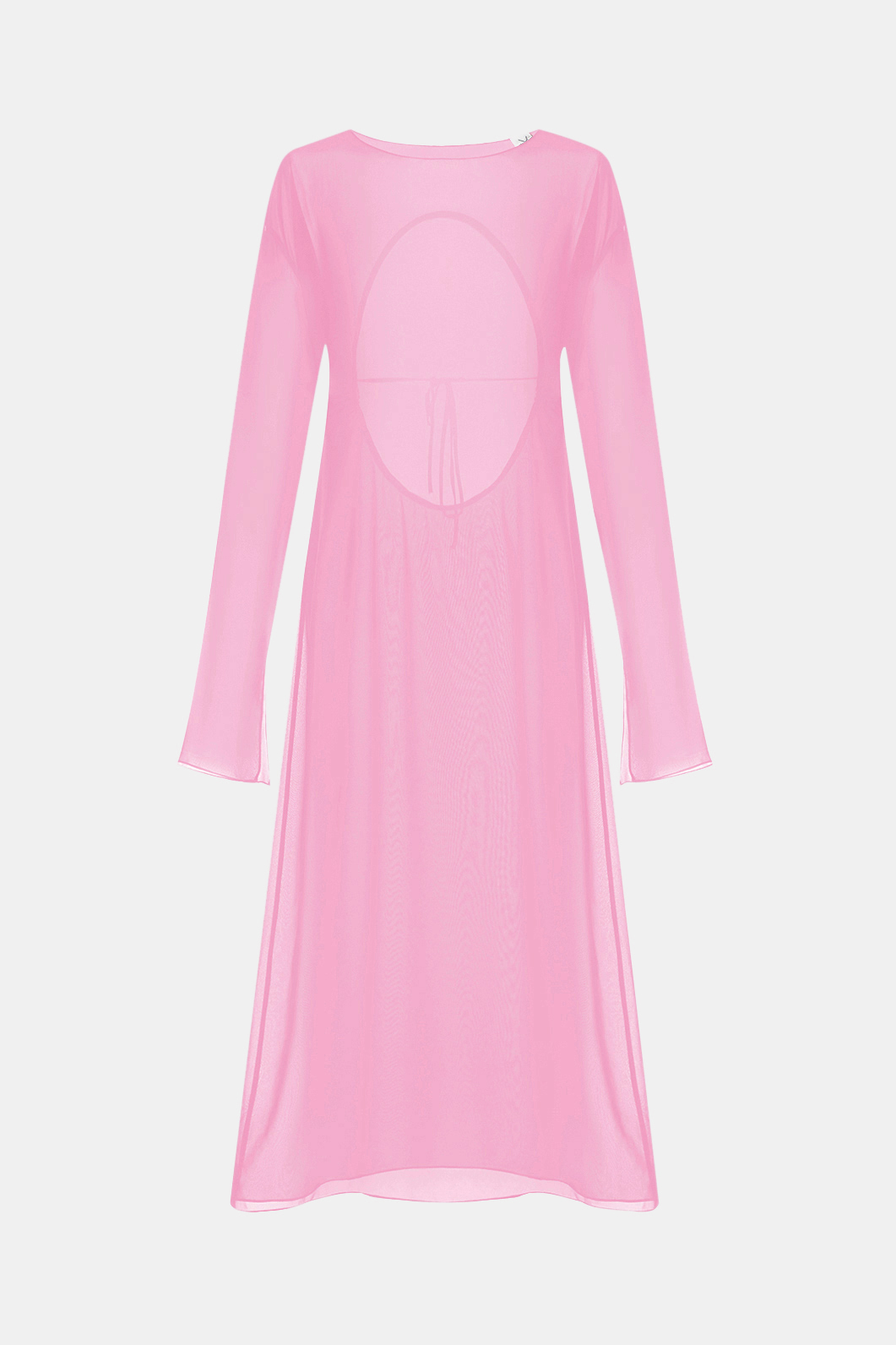 Платье розовое шелковое