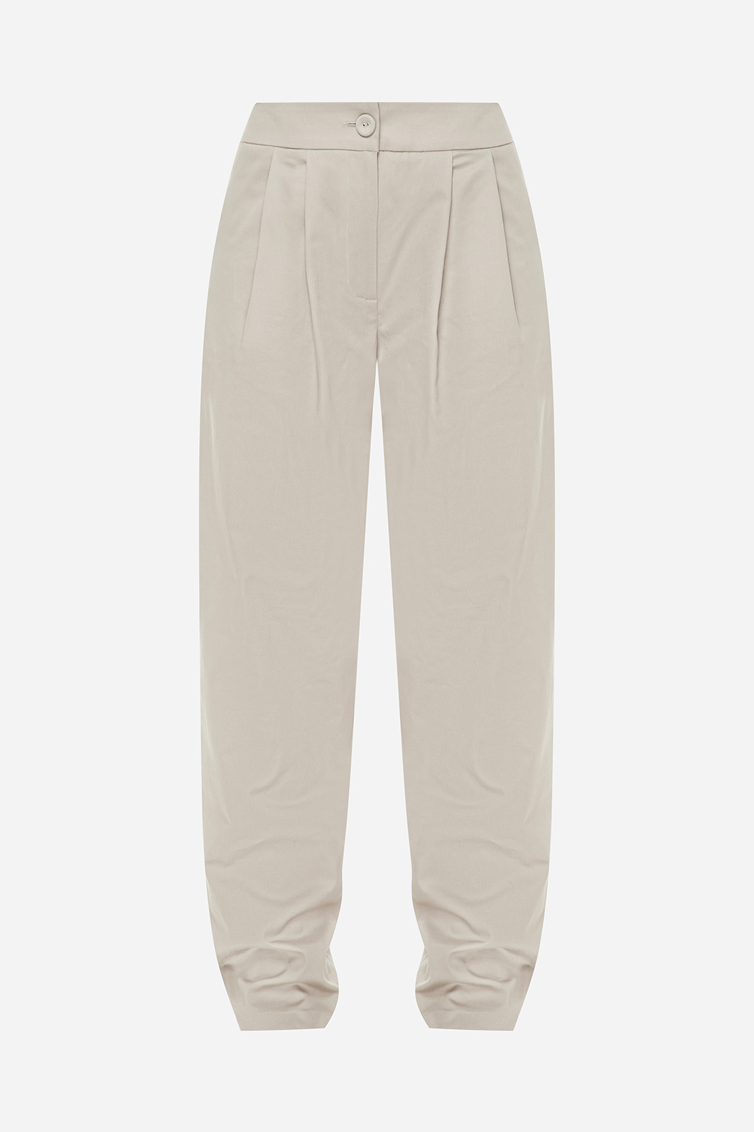 Beige straight pants