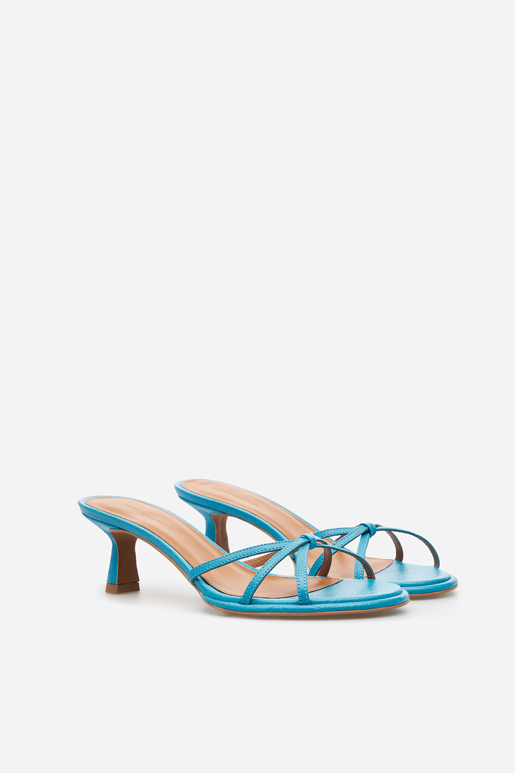 Mona blue leather
sandals /5 cm/