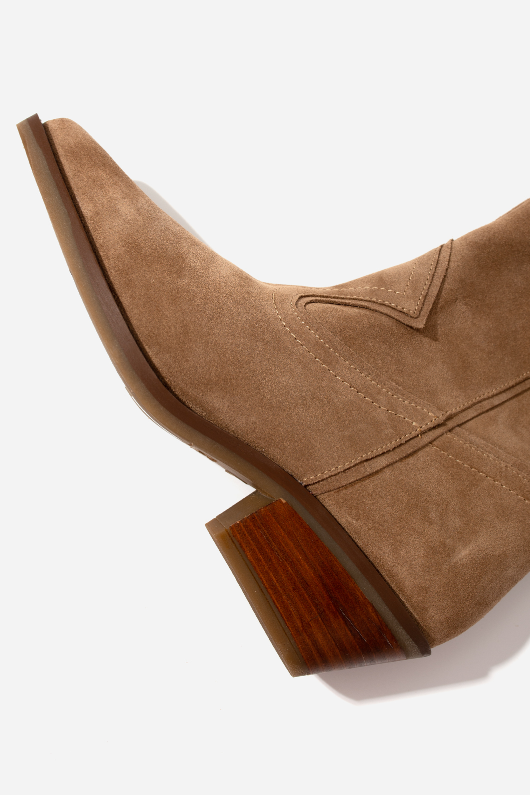 NINA brown suede cowboy boots