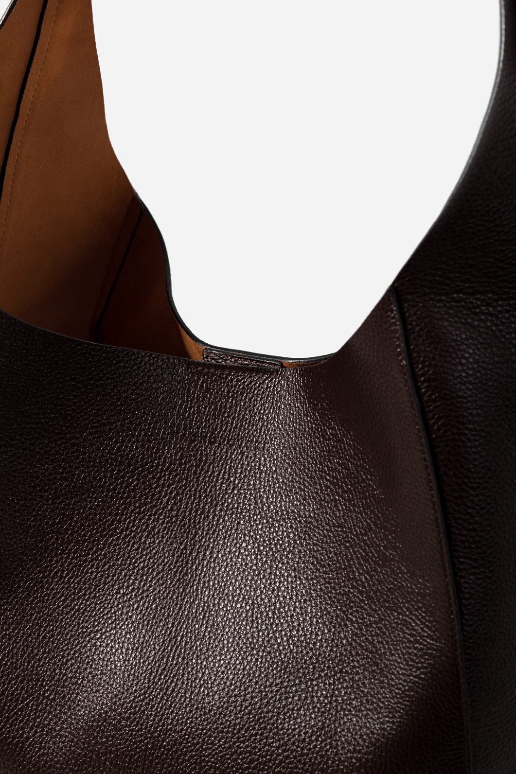 TASHA сумка-хобо темно-коричнева фактурна